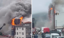 Ataşehir’de iş yerinde yangın: Çok sayıda ekip sevk edildi