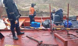 Türk gemisi Kerç Boğazı'nda karaya oturdu