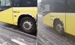 İstanbul'da korku dolu anlar: İETT otobüsü kaydı!