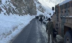 Hakkari’de Van ve Çukurca kara yollarında 3 ayrı noktaya çığ düştü
