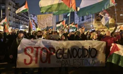 Madrid’de Maccabi Tel Aviv protestosu