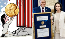 Machado'nun Nobel Ödülü'nü Trump'a vermesi dünyada alay konusu oldu