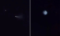 İran’ın gönderdiği misilleme füzeleri Hatay’dan görüldü