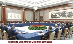 He Lifeng, ABD-Çin İş Konseyi heyetiyle bir araya geldi