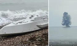 Ordu’da kıyıya vuran İHA kontrollü şekilde imha edildi