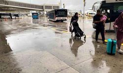 Şiddetli yağış hava trafiğini vurdu