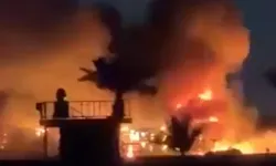 Bağdat'taki ABD üssünde yangın