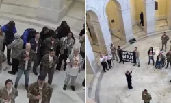 ABD Kongresi’nde savaş karşıtı protesto: Gaziler gözaltına alındı