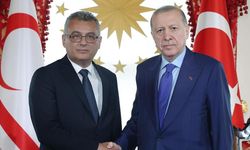 Erdoğan, KKTC Cumhurbaşkanı Erhürman ile görüştü