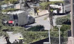 İstanbul'daki İsrail Konsolosluğu önünde silah sesleri