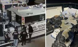 Ayvalık açıklarında tekneye uyuşturucu operasyonu