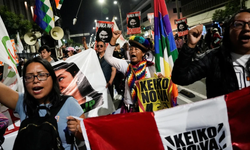 Peru'da demokrasi talebiyle protesto