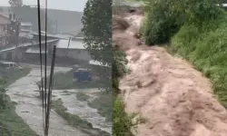 Ankara'da sel felaketi! Yollar sular altında kaldı