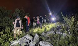 Nevşehir'de kayalıklarda mahsur kalan kadın kurtarıldı