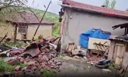 Tokat'ta sağanak sonrası heyelan: 2 ev tahliye edildi