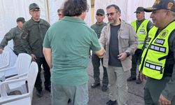 Venezuelalı bakanlardan Türk kurtarma ekibine teşekkür ziyareti