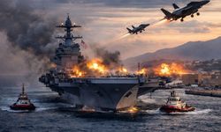 Hasar daha büyükmüş; USS Gerald Ford'un yeni görüntüleri ortaya çıktı