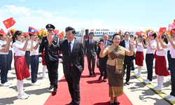 Laos Cumhurbaşkanı Sisoulith'in Beijing temasları başladı