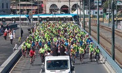Milli maçın ardından Tarihi Yarımada'da pedal çevirdiler