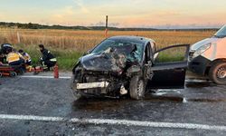 Tekirdağ’da feci çarpışma: 1 ölü, 2 yaralı