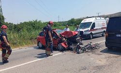 Balıkesir'de feci kaza: 1 ölü, 2 yaralı