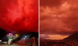 Venezuela'da deprem sonrası gökyüzü kırmızıya büründü!