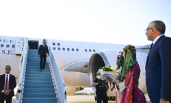 Fransa Cumhurbaşkanı Macron, Ankara'ya geldi