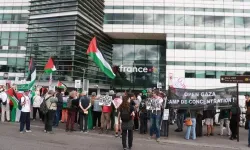 Fransa'da Gazze protestosu: Soykırım programı tekrar yayınlansın