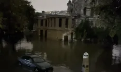 Kağıthane Deresi taştı: Tarihi Sadabat Cami sular altında kaldı