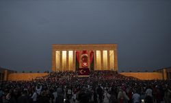 Anıtkabir'de Cumhuriyet'in 100. yıl dönümü coşkusu