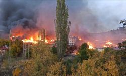 Kastamonu'daki yangın söndürülmeye çalışılıyor