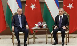 Cumhurbaşkanı Erdoğan, Mirziyoyev ile görüştü