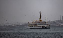 İstanbul'da vapur seferlerine hava muhalefeti engeli