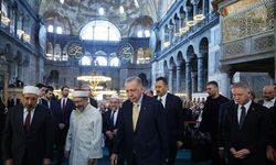 Erdoğan'dan Ayasofya Camii'nde birlik mesajı