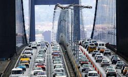 İstanbul'da trafik yoğunluğu yaşanıyor
