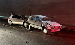 Tünelde zincirleme kaza: 5 yaralı