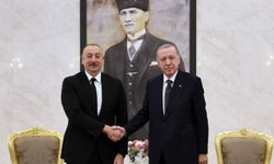 Erdoğan, Aliyev'i karşıladı