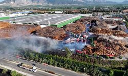 Adana'da fabrika yangını