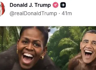 Trump, Obama çiftini hedef alan ırkçı paylaşımında geri adım attı