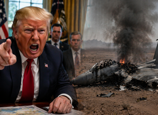 ABD'nin F15'i düştü, Trump öfke nöbeti geçirdi!