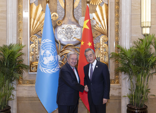 Wang Yi, Guterres’le bir araya geldi