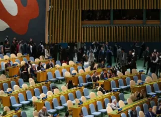 Netanyahu yine protesto edildi: BM'de konuşurken salon boşaldı!