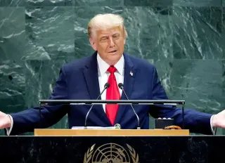 Trump BM Genel Kurulu'nda Venezuela petrolü için "ganimet" ifadesini kullandı