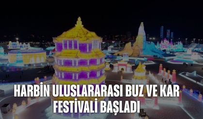 Masallardan çıkmış gibi, Harbin Uluslararası Buz ve Kar Festivali başladı