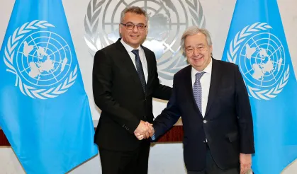 Erhürman, BM Genel Sekreteri Guterres ile görüştü
