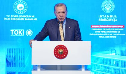 Erdoğan temelini attı: 190 bin metrekare alan 16 hizmet binası