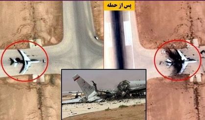 ABD'nin 300 milyon dolarlık uçağı paramparça