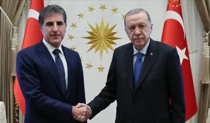 Erdoğan ile Neçirvan Barzani arasında kritik görüşme