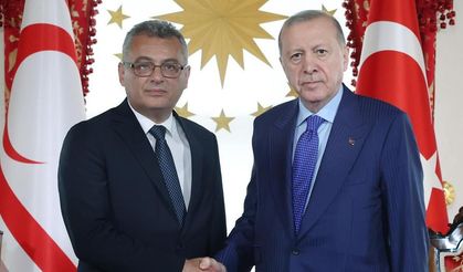 Erdoğan, KKTC Cumhurbaşkanı Erhürman ile görüştü
