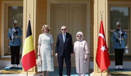 Cumhurbaşkanı Erdoğan, Belçika Kraliçesi Mathilde'yi kabul etti